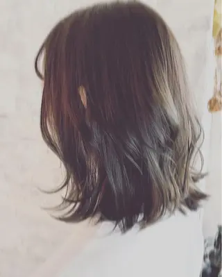 ミディアム カラー ヘアアレンジ Calenda/ パーソナル美髪サロンのヘアスタイル