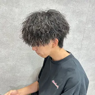 メンズ 🔥大人の色気パーマ メンズヘア特化🔥のヘアスタイル