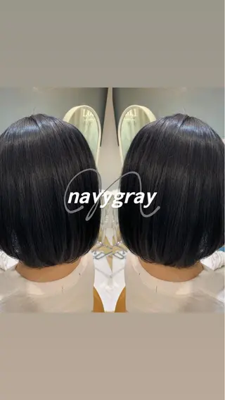 ショート カラー パーマ ヘアアレンジ 韓国ヘア/髪質改善 /Harunaのヘアスタイル