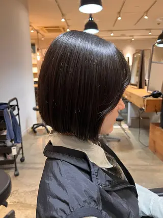 ショート カラー パーマ 🫧レディースボブ 🫧RENのヘアスタイル