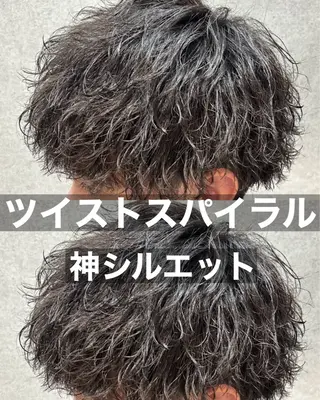 パーマ メンズ メンズ特化⚡️パーマ テッタのヘアスタイル