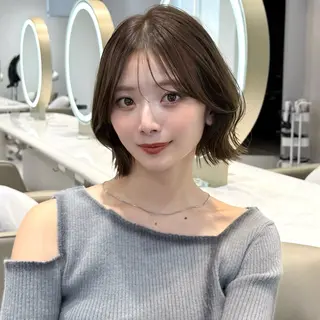 ミディアム 💫タンバルモリ・ 韓国ボブ💫小川愛誠のヘアスタイル