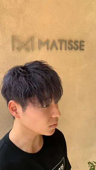 ショート カラー メンズ 西新/siohair 似合わせ/石尾刻矢のヘアスタイル