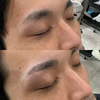 メンズ アイブロウ Hémireve Shirokane所属・トロイアルケ🩵 美眉EMIの眉毛・アイブロウイメージ