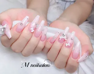 ネイル M🌷nail 長さだし専門店のネイルデザイン