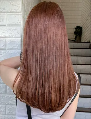 セミロング カラー ひなの/透明感 カラー/レイヤーのヘアスタイル