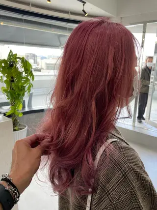 セミロング カラー ALLEN hair 京橋店のヘアスタイル