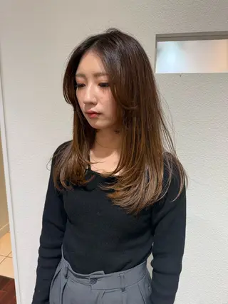 ロング 佐藤 来輝のヘアスタイル