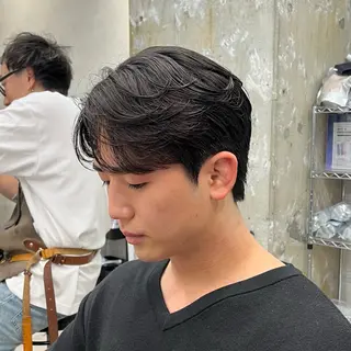 パーマ ニュアンスパーマ 曲がる縮毛矯正　爲石のヘアスタイル