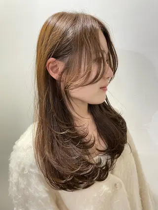 ロング 平 一裕のヘアスタイル
