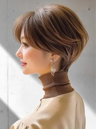 ショート くびれレイヤー 🌻秋月 日向🌻のヘアスタイル