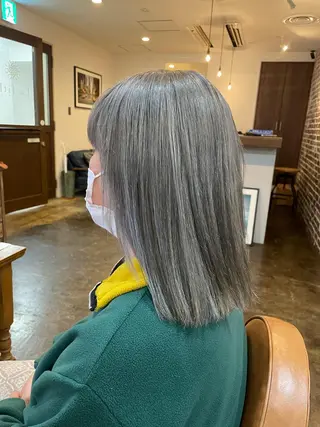 ミディアム 松田 憲人のヘアスタイル