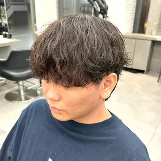 パーマ メンズ 韓国ヘア🇰🇷 メンズパーマ/つかさのヘアスタイル