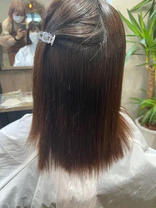 ミディアム パーマ ダブルカラー /まつ毛パーマ🎀のヘアスタイル