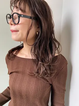 ロング カラー 岡本康平/ボブ /ブリーチ/レイヤーのヘアスタイル