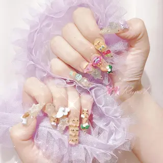 ネイル YuKi【韓国ネイル ワンホン 長さだし】のネイルデザイン