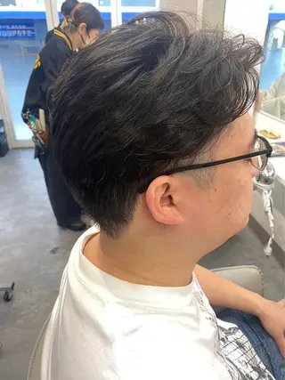 ショート パーマ メンズ LAZO🕊 さとう ななほのヘアスタイル