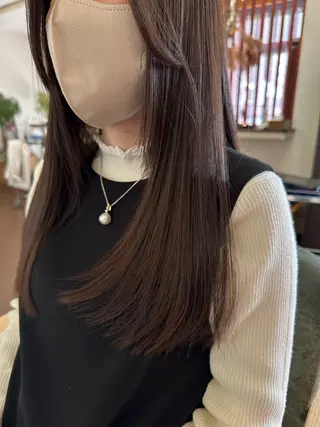 ロング インナーカラー指名 No.1菊池柊真のヘアスタイル