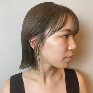 ミディアム カラー arakawa yuaのヘアスタイル