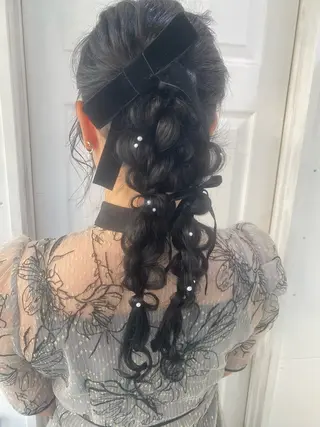 ヘアアレンジ uros.中目黒 moekaのヘアスタイル