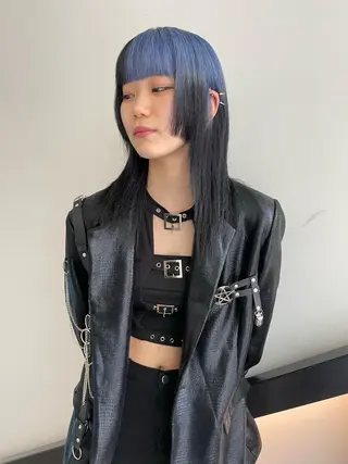 セミロング カラー hair&nail ☯️アイリ☯️のネイルデザイン