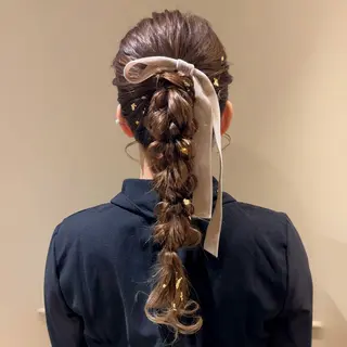 ロング ヘアアレンジ 🫧tomoka 透明感カラー🫧のヘアスタイル