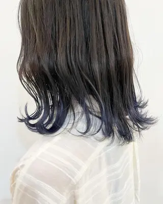 ミディアム カラー 駅チカ【ali'i】 アリイ花崎友美☘のヘアスタイル