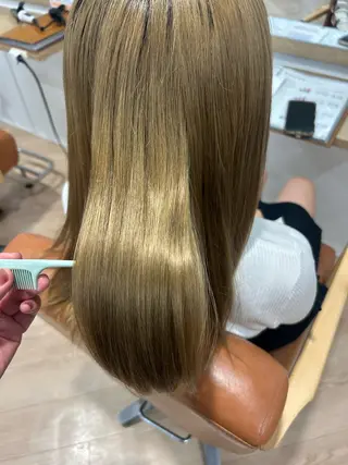 ロング レイヤーカット/髪質 改善✨/藤田侑花のヘアスタイル