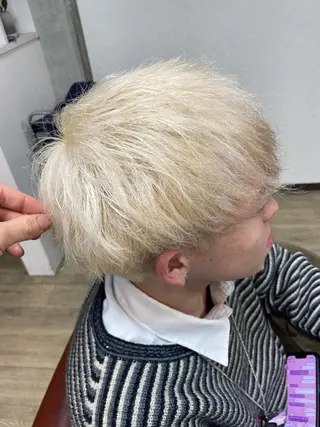 ショート カラー ヘアアレンジ メンズ FOCUS天王台店所属・中野 一哉のヘアスタイル