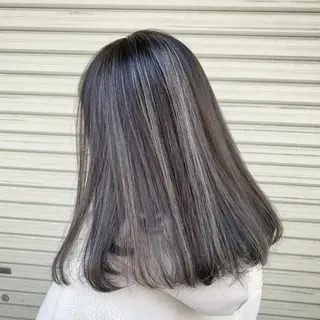 セミロング カラー 枚方 tomee 🦋南部 しほ🦋のヘアスタイル