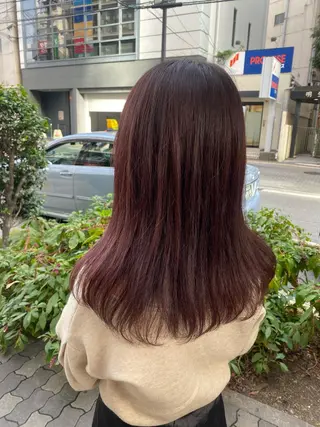 セミロング 大野 美紅のヘアスタイル