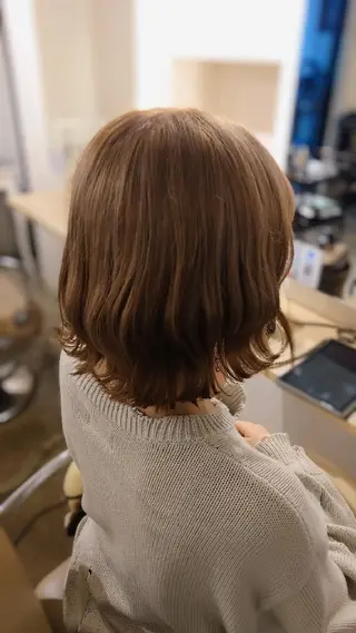 ミディアム カラー Des.Art所属・津田 祐輔のヘアスタイル