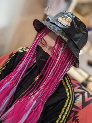 ロング ヘアアレンジ scamp ★のヘアスタイル