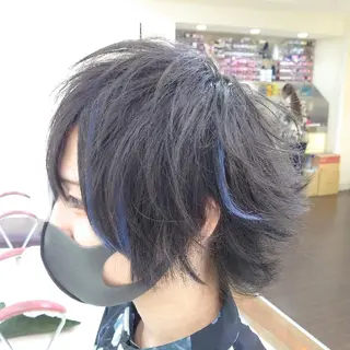 ミディアム ヘアアレンジ メンズ 大卒美容師  一ノ瀬 凌のヘアスタイル
