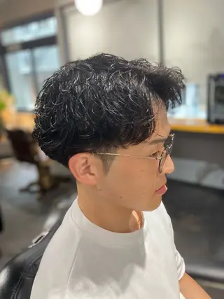 ショート メンズ メンズ/ケアパーマ /hayashiのヘアスタイル