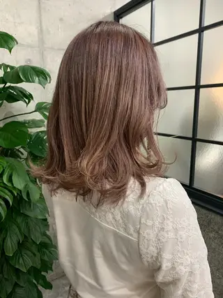 ミディアム カラー Leben所属・垢抜けヘア♡柔らかい カラー/mihoのヘアスタイル