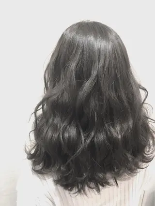セミロング カラー 萩原 凌✄のヘアスタイル