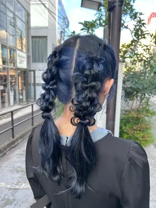 ロング カラー 💕誰より可愛い💕 ピンク🎀YUUKAのヘアスタイル