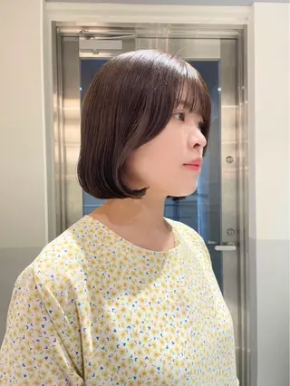 ショート カラー ヘアアレンジ satsuki 暖色・ブラウンカラーのヘアスタイル