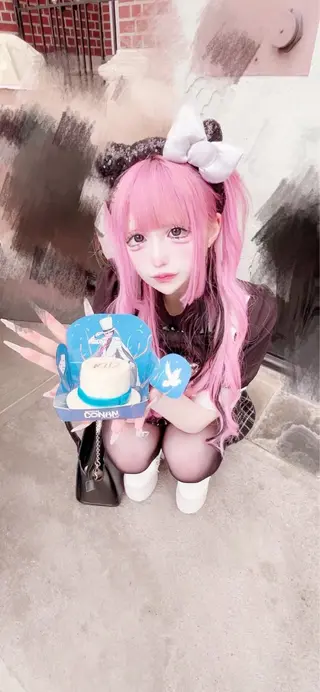 ロング ハイトーンエクステ 🎩カズキ🎩のヘアスタイル