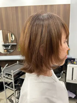 ミディアム カラー 広美🩵 <hiromi>のヘアスタイル