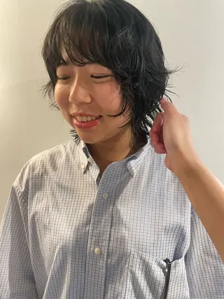 ミディアム cyez rinkaのヘアスタイル