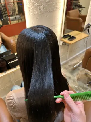 ロング カラー AMBERGLEAM Hair&Cloth Yoga所属・Ryo☘縮毛矯正/ パーマ/ブリーチ/のヘアスタイル