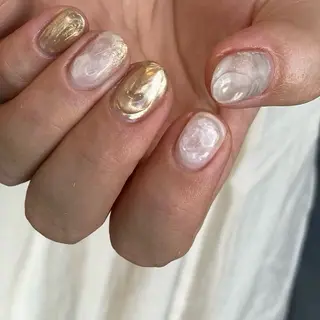 ネイル 𓂃toi. 儚げnuanceのネイルデザイン