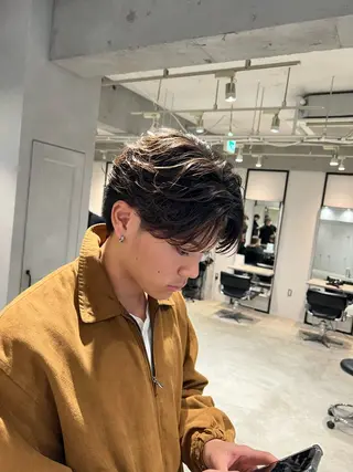 パーマ メンズ メンズカット/柏/韓 国/メンズパーマ航太のヘアスタイル