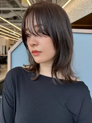 ミディアム 艶髪/レイヤー/ 透明感🎀/MARIのヘアスタイル