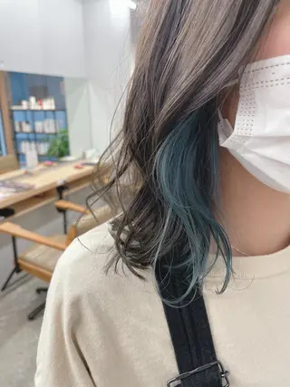 ミディアム SAEKI【ior 】北千住店ブリーチのヘアスタイル