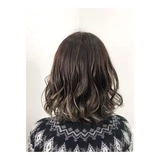 ミディアム カラー YUIMARL なつきのヘアスタイル