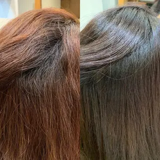 ミディアム パーマ 韓国レイヤー 🔥春暁【はるき】のヘアスタイル