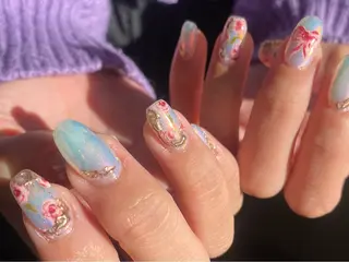 メンズ ネイル akari✨ 韓国風、メンズネイルのネイルデザイン